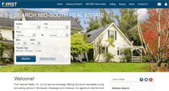 Desktop Screenshot of firstnationalrealty.com